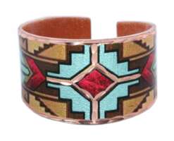 SW Native American Copper Ring RC-14