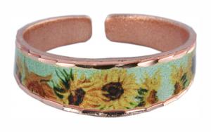 Van Gogh Sunflowers Dainty Rings RVG-05 Van Gogh Sunflowers Dainty Rings RVG-05