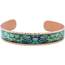 Alcohol ink jewelry copper cuff bracelets
