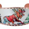 Alcohol ink art jewelry moose bracelets BN-95