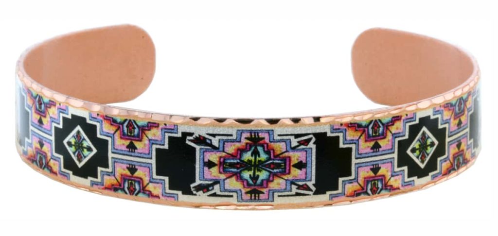 Alcohol ink art Native American bracelets BYN-32