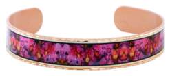 Alcohol ink jewelry copper cuff bracelet BYN-37