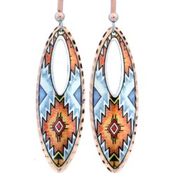 Luxurious Southwestern Native American earrings