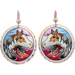 Western horse jewelry earrings