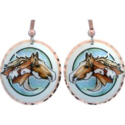 Perfect western horse earrings for women