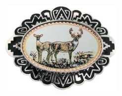 Deer Western Belt Buckles BB-24