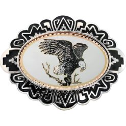 Wholesale Western Belt Buckles Embellished with Copper American Eagle Design