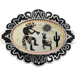 Wholesale Kokopelli western belt buckles