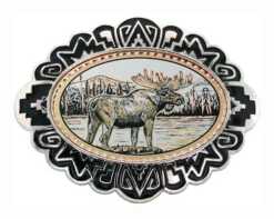 Moose western belt buckles BB-61