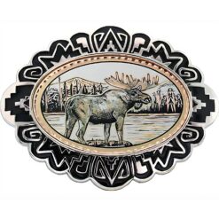 Wholesale moose western belt buckles for men