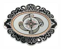 Native American western belt buckles BB-07