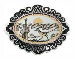 Roadrunner western belt buckles BB-52