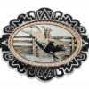 rodeo bull rider western belt buckles BB-91