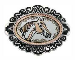 Western Horse Head Western Belt Buckles BB-101