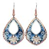 Blue Flower Earrings F-41