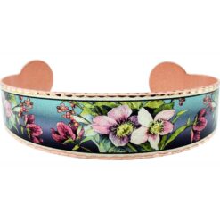 Colorful Copper Wild Roses Bracelets