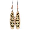 Dainty Teardrop Leopard Print Earrings TL-85