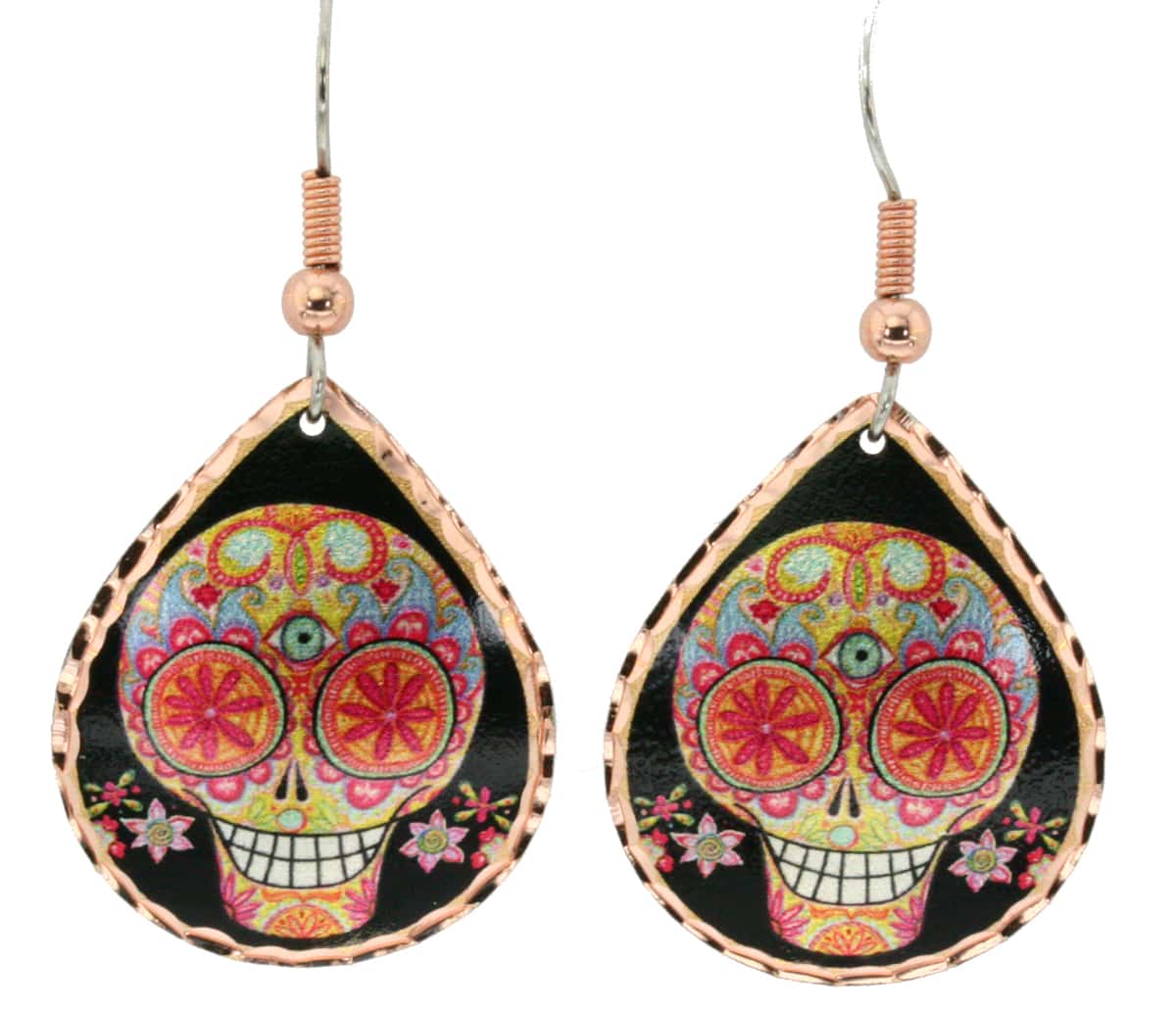 Day of the Dead Earrings CA-135 Day of the Dead Earrings CA-135