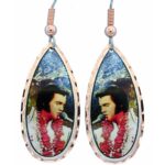 Elvis Presley Earrings Hawaii Concert