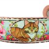 Flowers and Cat Magnetic Copper Bracelets BM-663