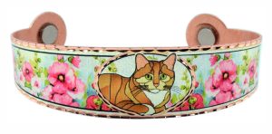 Colorful Cat Magnetic Copper Bracelets