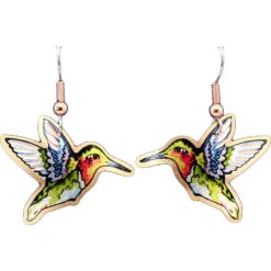 Dalicate Cut Out Hummingbird Earrings