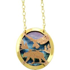 Eagle and Bear Necklace