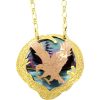 Cut Out Colorful Eagle Necklace NPT-46