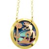 Cut Out Colorful Kokopelli Necklace NPT-48
