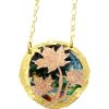 Cut Out Colorful Maple Leaves Necklaces NPT-63