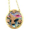 Cut Out Colorful Native Hummingbird Necklace NPT-47