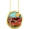 Cut Out Colorful Roadrunner Necklace NPT-52