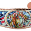 American Flag Horse Bracelet BN-98