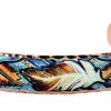 Colorful Copper Feather Cuff Bracelet BYN-39