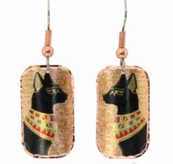 Ancient Egyptian Cat Earrings EG-13