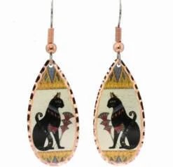 Ancient Egyptian Cat Earrings EG-15