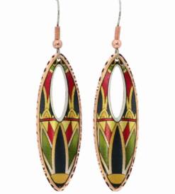 Ancient Egyptian Lotus Earrings EG-01