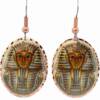 Ancient Egyptian Jewelry Tutankhamun Mask Earrings EG-12