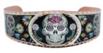 Copper Day of the Dead Bracelet