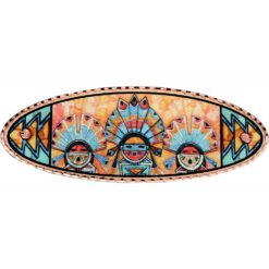 Kachina Hair Clip Designed by Lynn Bean in Colorful Artwork
