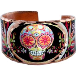 Copper Sugar skull Day of the Dead Rings for Women