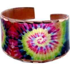 Adjustable Tie Dye Rings Created in Radiant Colors