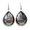 Feather Art Painted Pony Earrings Feather Art Painted Pony Earrings