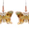 Van Gogh Butterfly Shape Sunflowers Earrings