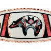 Colorful Copper SW Native American Bear Hair Clips