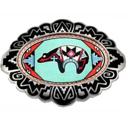 Southwest Native Bear Belt Buckles for Men