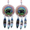 SW Native Bear Dangle Earrings