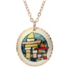 Colorful Handmade Canada Inukshuk Necklace NCA-641