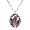 Colorful Cute Cat Necklace NCA-269