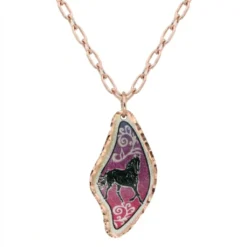 Colorful Copper Horse Necklaces NCA-221